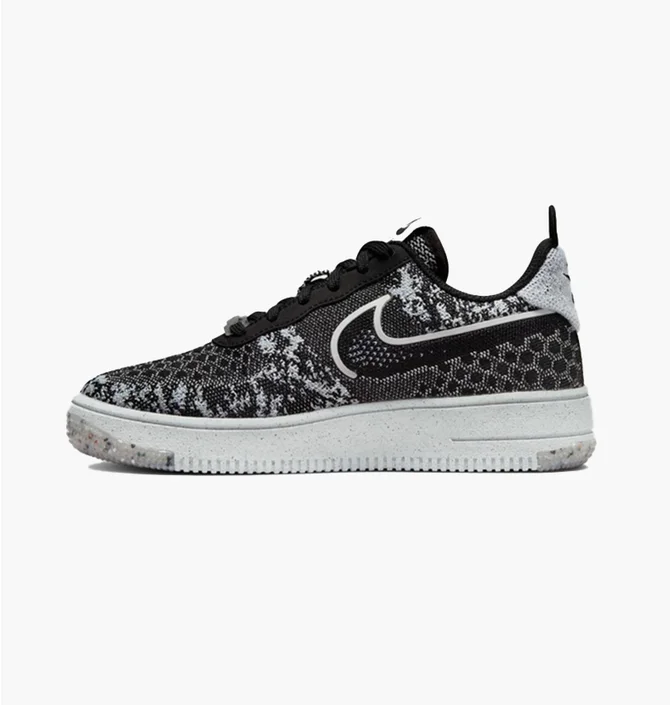 Кроссовки детские Nike Af1 Crater Flyknit Nn Black/Grey Dm1060-001