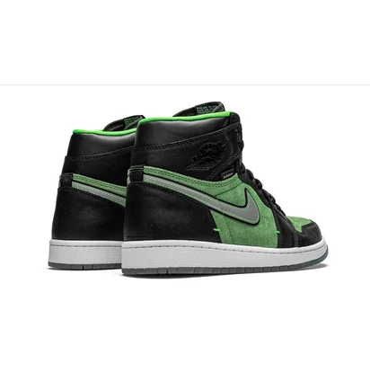 Кроссовки мужские Air Jordan 1 Retro High Zoom Black/Green CK6637-002