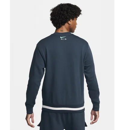 Свитшот мужской Nike Air Fleece Crew-Neck Sweatshirt Blue FN7692-410