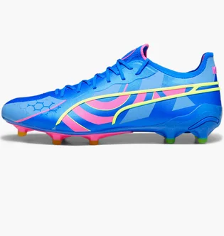 Бутсы мужские Puma King Ultimate Energy Fg/Ag Soccer Cleats Blue 107553-01