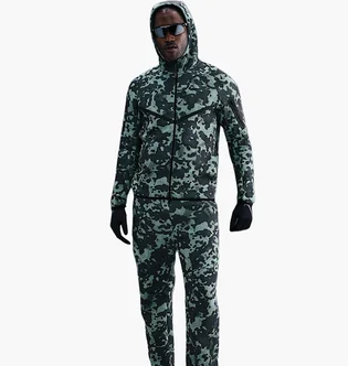 Толстовка чоловіча Nike Tech Fleece Turquoise/Black HV0955-017