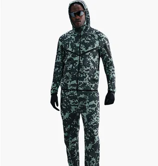 Толстовка мужская Nike Tech Fleece Turquoise/Black HV0955-017
