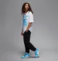 Кроссовки унисекс Nike 1 Mid White/Blue BQ6472-400