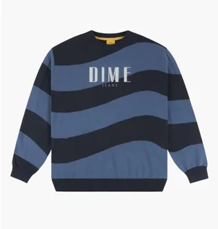 Кофта мужская Dime Wave Striped Blue/Black DIMESP4NVY