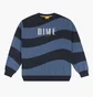 Кофта мужская Dime Wave Striped Blue/Black DIMESP4NVY