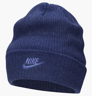 Шапка унісекс Nike Peak Beanie Sc Metallic L Blue FJ8687-455