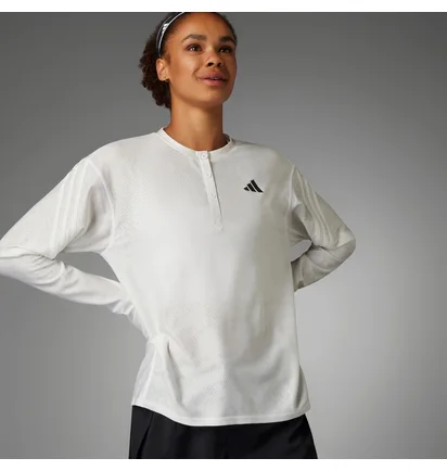 Лонгслів унісекс Adidas Made To Be Remade Running Henley White IN8148