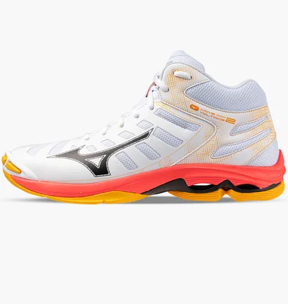 Кроссовки унисекс Mizuno Wave Voltage 2 Mid White V1GA246598