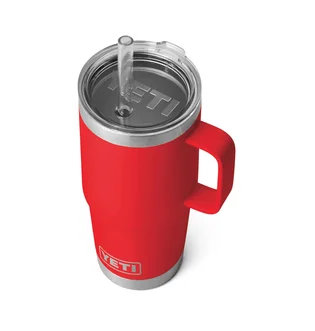 Термокружка Yeti Rambler 25Oz (739Ml) Straw Mug Red 70000001825