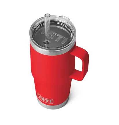 Термокружка Yeti Rambler 25Oz (739Ml) Straw Mug Red 70000001825