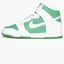 Кросівки чоловічі Nike Dunk High Retro White/Green DV0829-300