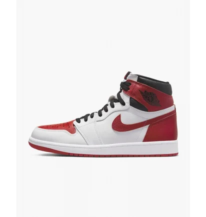 Кросівки чоловічі Air Jordan 1 High Retro Heritage White/Red 555088-161