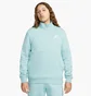 Кофта чоловіча Nike Sportswear Club MenS Brushed-Back 1/2-Zip Pullover Turquoise DD4732-309