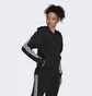 Худи женское Adidas Sportswear Future Icons 3-Stripes Hooded Track Top Black H57287