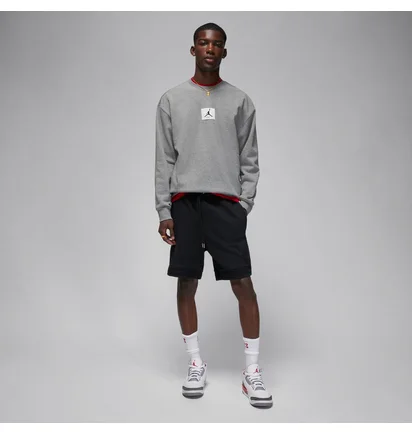 Свитшот мужской Air Jordan Ess Stmt Flc Crew Grey FB6932-091
