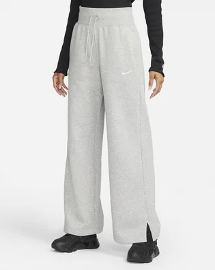 Штани жіночі Nike Sportswear Phoenix Fleece High-Rise Wide-Leg Pants Grey Dq5615-063