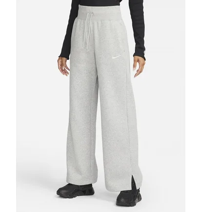 Штани жіночі Nike Sportswear Phoenix Fleece High-Rise Wide-Leg Pants Grey Dq5615-063
