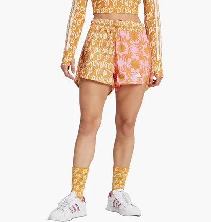 Шорты женские Adidas X Farm Rio Pacer Shorts Orange IN3749