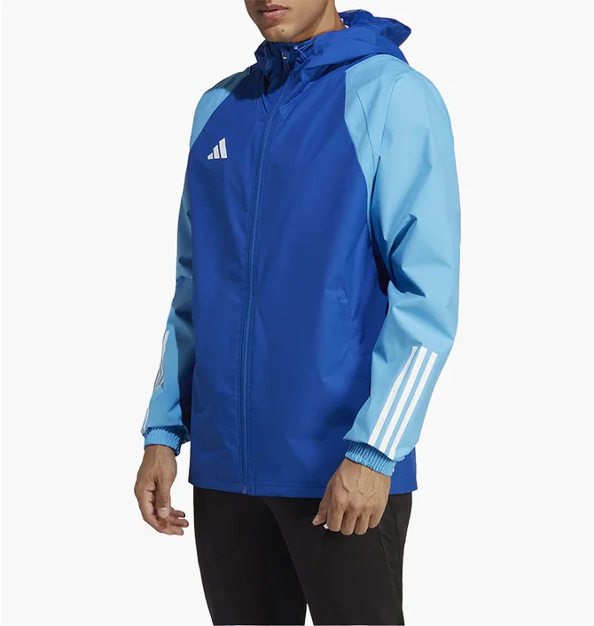 Олімпійка чоловіча Adidas Hooded Jacket Tiro23 C Aw Jk Blue/Light Blue IC4572