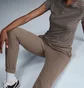Штаны женские Nike Nsw Chll Ft Hr Swtpnt Brown FN2434-233