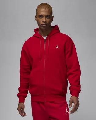 Толстовка чоловіча Air Jordan Essentials Full-Zip Fleece Hoodie Red FJ7771-687