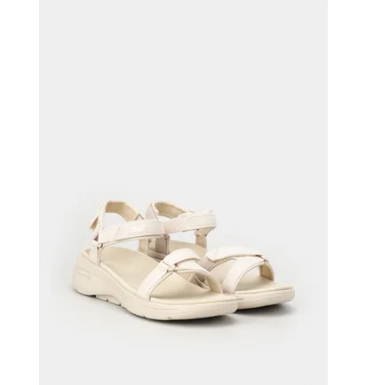 Сандали женские Skechers Go Walk Arch Fit - Cruise Around Beige 140251-NAT