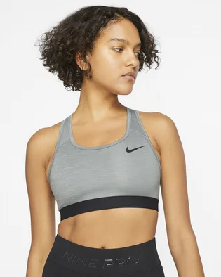 Топ жіночий Nike Womens Medium-Support Non-Padded Sports Bra Grey Bv3900-084