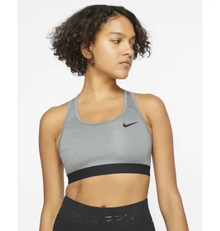 Топ женский Nike Womens Medium-Support Non-Padded Sports Bra Grey Bv3900-084