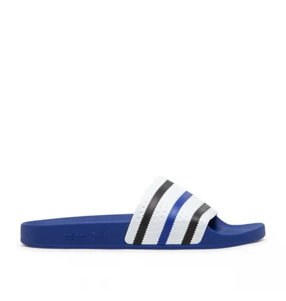 Тапочки унисекс Adidas Adilette White/Blue IG7500