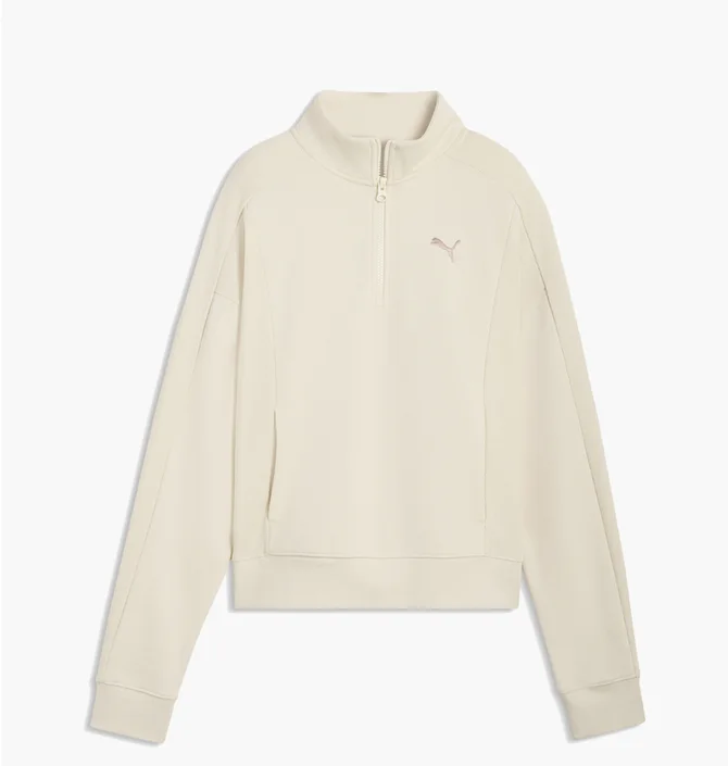 Кофта женская Puma Class Relaxed Half-Zip Beige 691873-87