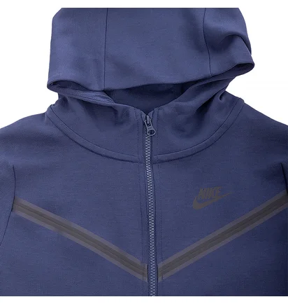Толстовка детская Nike B Nsw Tch Flc Fz Blue CU9223-410