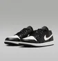 Кроссовки мужские Air Jordan 1 Low Black/White 553558-043