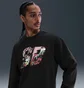 Світшот чоловічий Nike Flc Po Crew Black HQ9010-010
