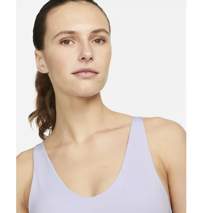 Топ женский Nike Indy Plunge Cutout Medium-Support Padded Sports Bra White DV9837-536