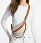 Сумка жіноча Michael Kors Slater Extra-Small Empire Signature Logo Sling Pack Beige 30H3G04M0B-VANILLA-LUGGAGE-78823