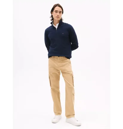 Кофта мужская Tommy Hilfiger Classic Quarter-Zip Sweater Blue 78J9329-410-FAP