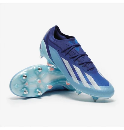 Бутсы унисекс Adidas X Crazyfast .1 Sg Blue/Light Blue IE6628
