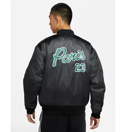 Куртка мужская Air Jordan Ma-1 Paris Saint-Germain Bomber Jacket Black Db6492-010