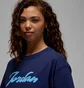 Футболка женская Air Jordan Graphic T-Shirt Blue FV7200-410