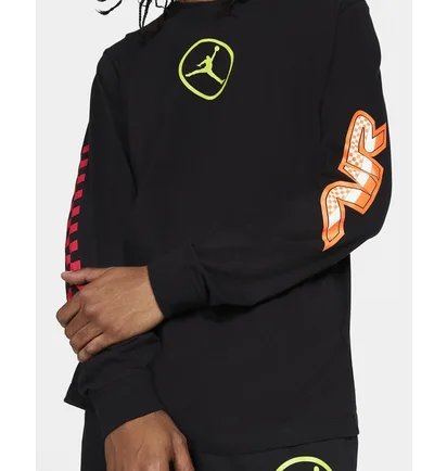 Свитшот мужской Air Jordan Sport Dna Long-Sleeve T-Shirt Black CV3000-010