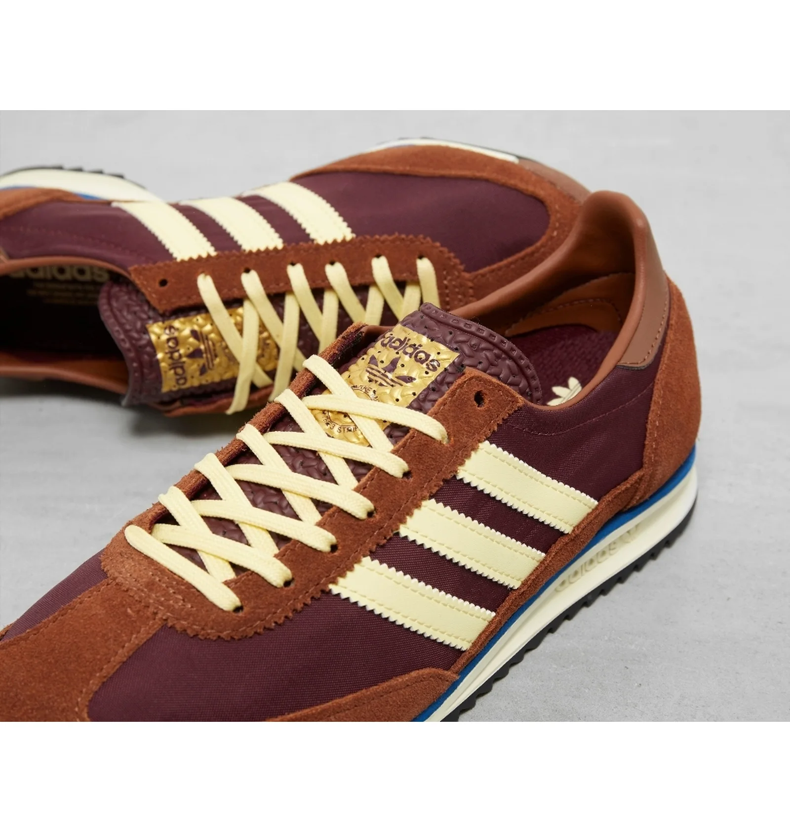 somedayスタースプリグスツールDX ブラウン ᐉ Кросівки жіночі Adidas Originals Sl 72 Brown/Violet IE3425