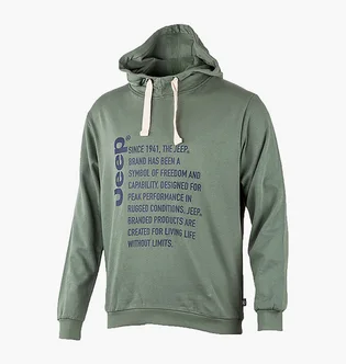 Худі чоловіче Jeep Hooded Sweatshirt Since 1941 Green O102569-E847