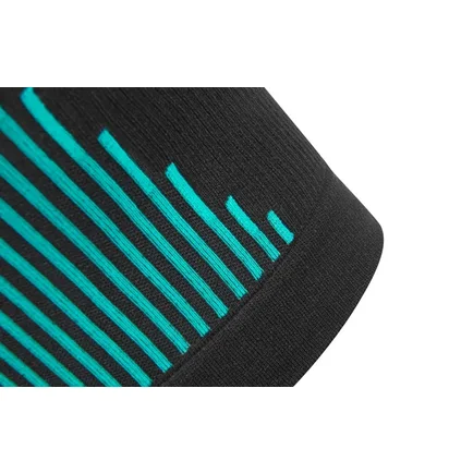 Фиксатор бедра Reebok Knitted Compression Thigh Sleeve M Black/Turquoise RRSL-15534