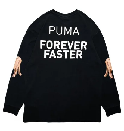 Лонгслив мужской Puma Rhuigi Long Sleeve Tee Black 589067-01