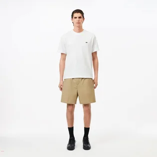 Шорты мужские Lacoste Relaxed Fit Cotton Shorts Beige GH7220-51-CB8