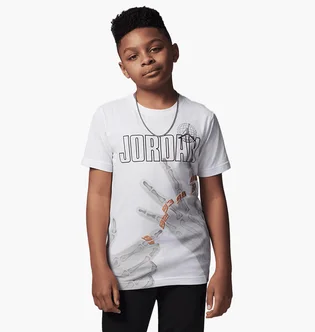 Футболка детская Air Jordan Big Roadtrip X-Ray T-Shirt White 95D729-001