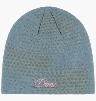 Шапка унисекс Dime Pixel Skully Beanie Light Blue DIMEFA2458BLU