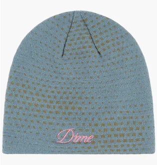 Шапка унисекс Dime Pixel Skully Beanie Light Blue DIMEFA2458BLU