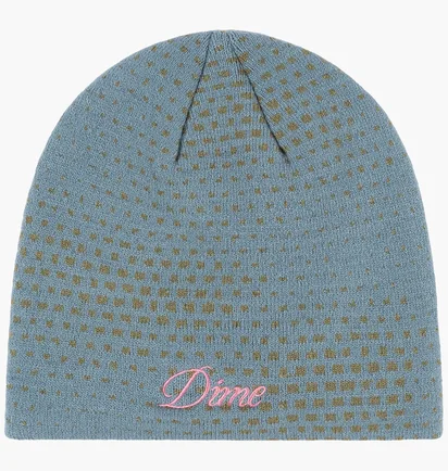 Шапка унисекс Dime Pixel Skully Beanie Light Blue DIMEFA2458BLU