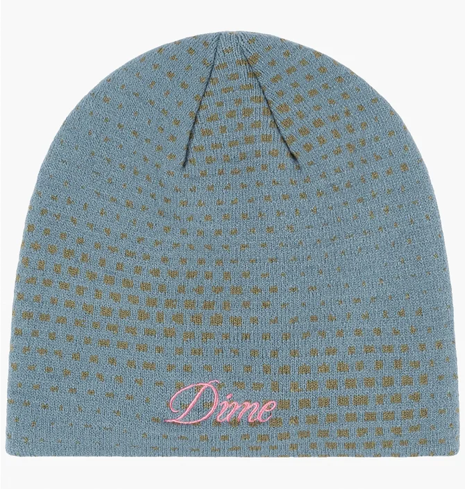 Шапка унисекс Dime Pixel Skully Beanie Light Blue DIMEFA2458BLU